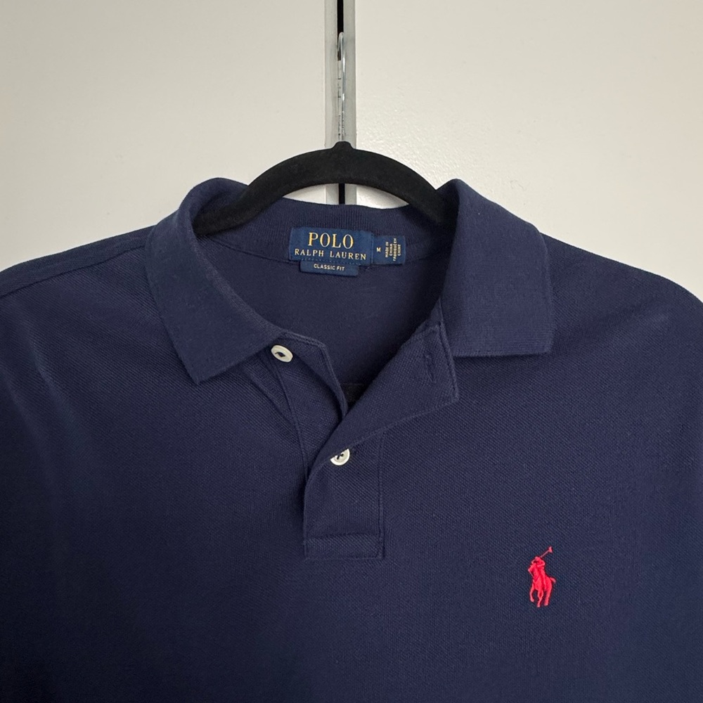 Polo by Ralph Lauren Blue Polo Shirt Classic Design
